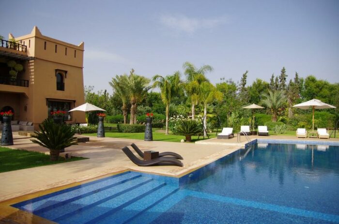 villa marrakech luxe piscine